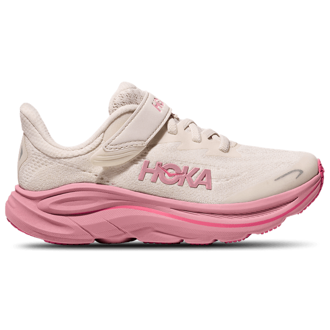 HOKA Kid's Clifton 10 Road Running Rose Cream
