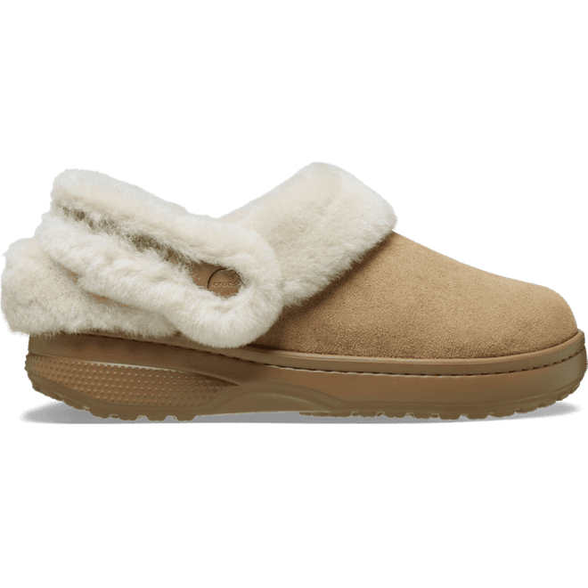 Crocs Classic Unfurgettable Vegan Suede Clogs Sepia