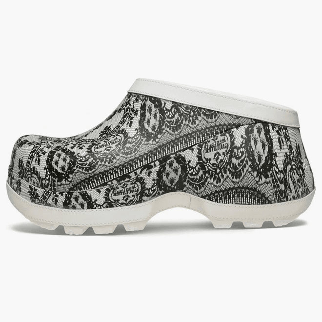 Crocs Hydra Clog Jean Paul Gaultier Fishnet Chalk