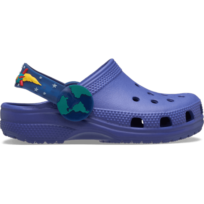 Crocs Kids Toddler Classic Imagination Lights Backstrap Clogs Sapphire