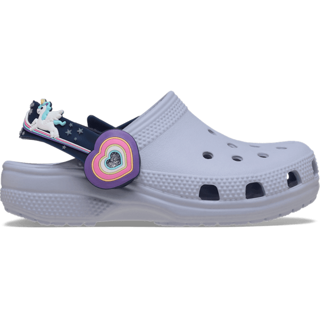 Crocs Kids Toddler Classic Imagination Lights Backstrap Clogs Frosted Grape