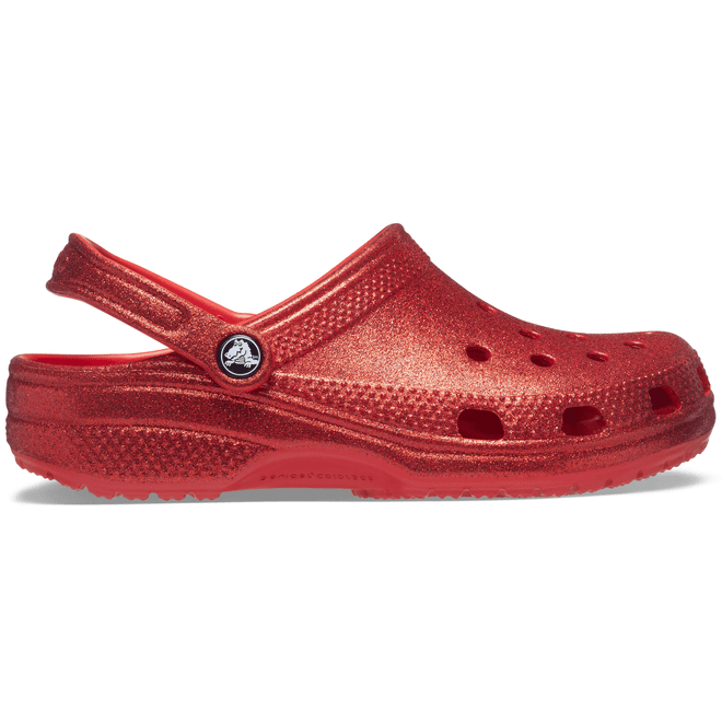 Crocs Classic Glitter Clogs Flame
