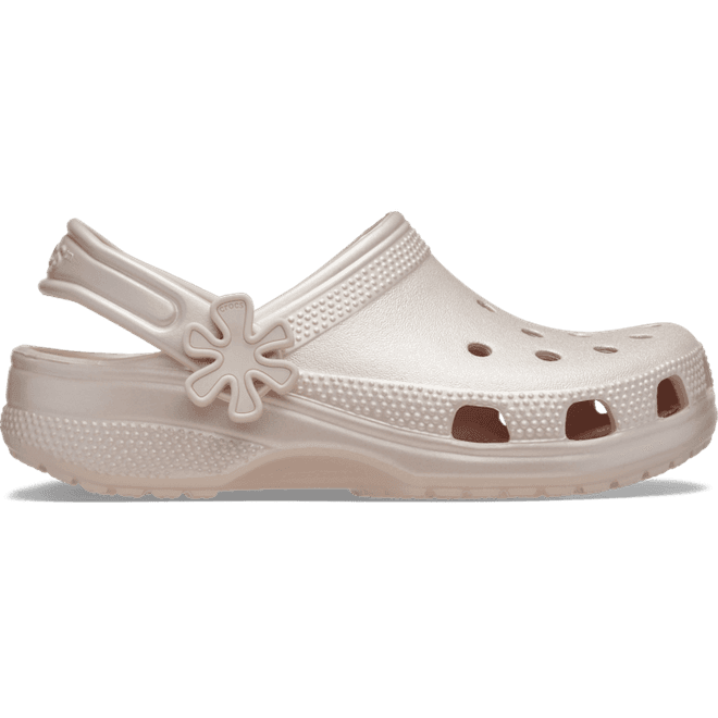 Crocs Kids Classic Pearl Shine T BFr Clogs Quartz