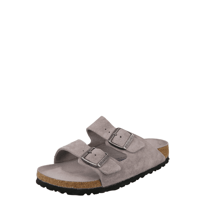 Birkenstock Arizona Soft Footbed Suede Leather Unisex Faded Purple Tonal FB